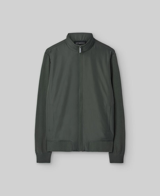 Adolfo Dominguez Chaqueta Punto Y Nailon Hombre