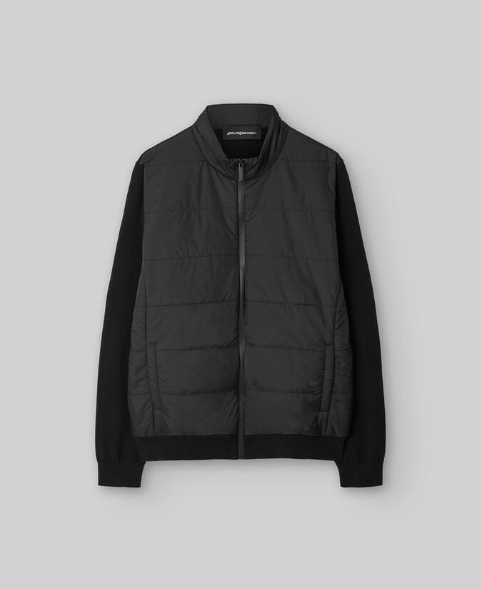 Adolfo Dominguez Chaqueta Punto Y Nailon Hombre