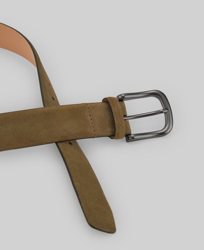 Adolfo Dominguez Cinturón Ante Marrón Hombre