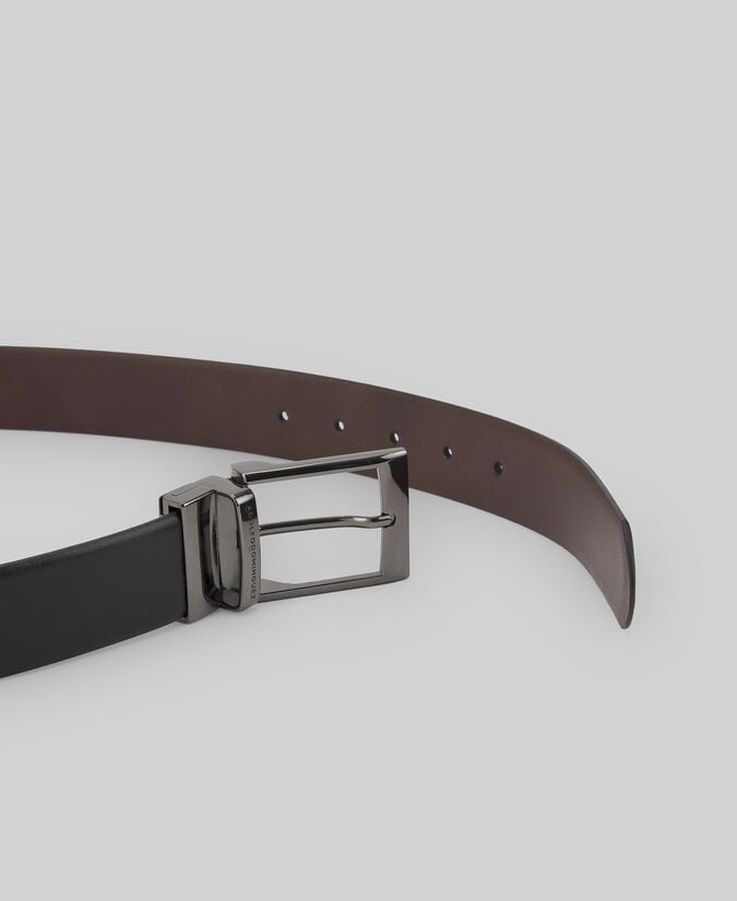 Adolfo Dominguez Cinturón Reversible Piel Hombre