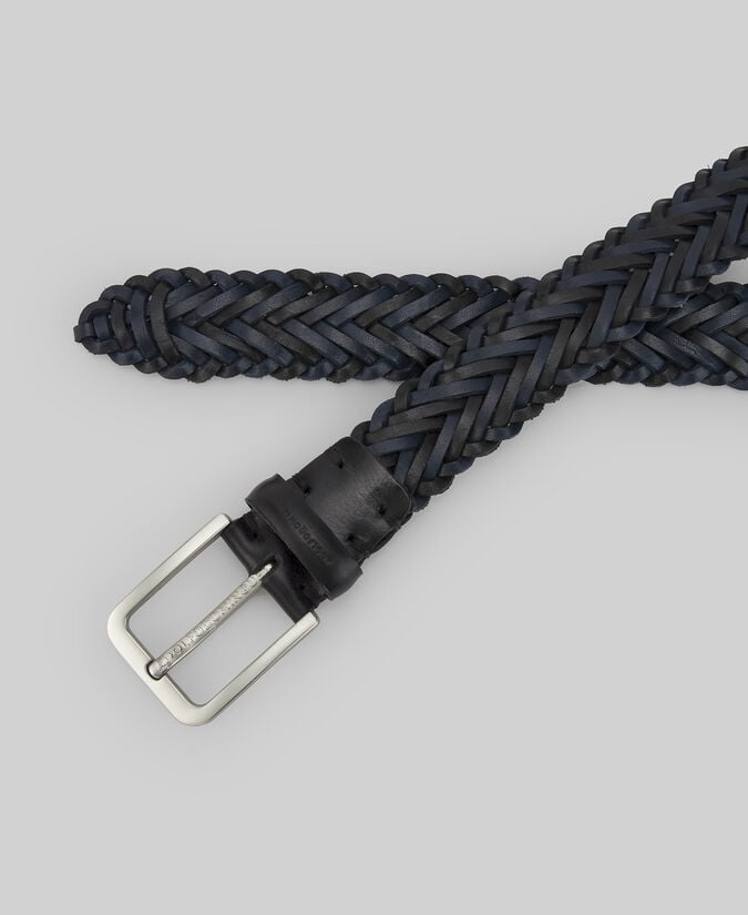 Adolfo Dominguez Cinturón Trenzado Piel Hombre