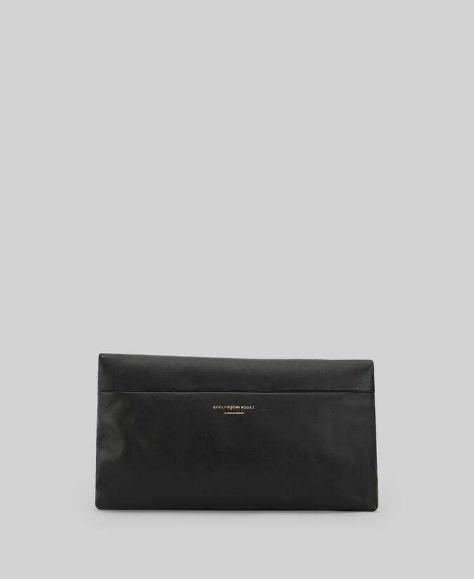 Adolfo dominguez Clutch en piel Made in Spain