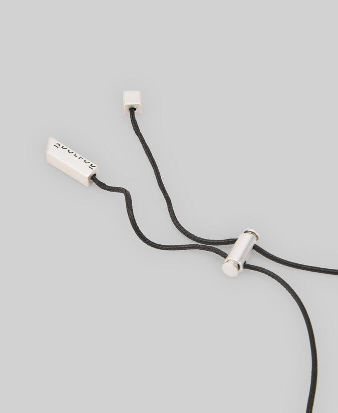 Adolfo Dominguez Collar Concha Plateada Mujer