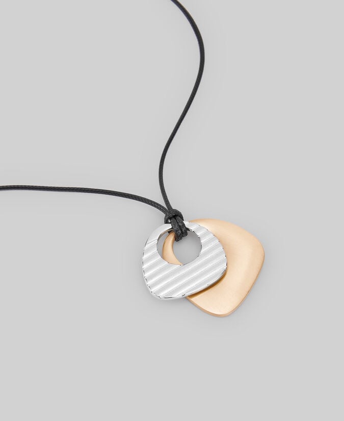 Adolfo dominguez Collar dos piezas metálicas mujer