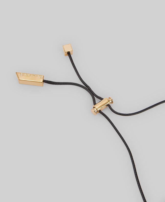 Adolfo Dominguez Collar Hoja Metal Lacado Mujer