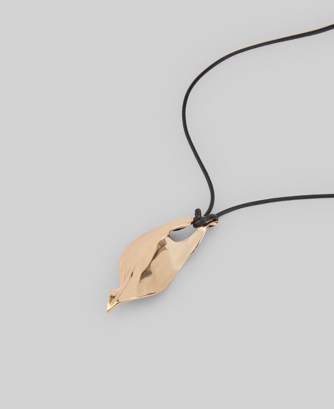 Adolfo dominguez Collar hoja metal lacado mujer