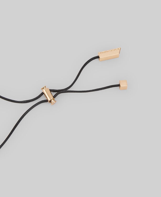 Adolfo Dominguez Collar Pieza Dorada Textura Mujer