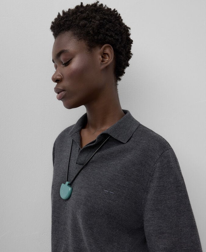 Adolfo Dominguez Collar Pieza Resina Mujer