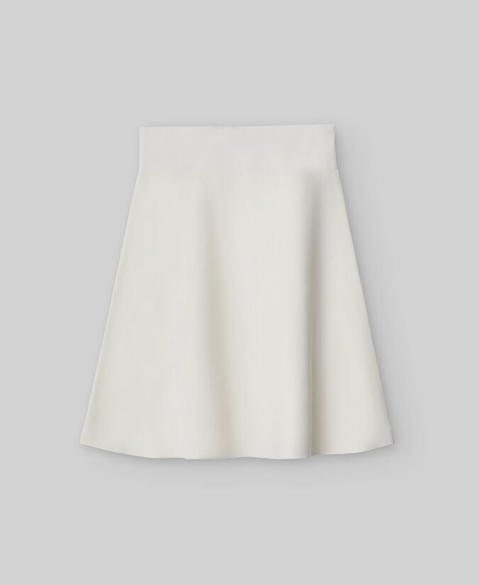Adolfo Dominguez Falda Corta Evasé Crudo Mujer
