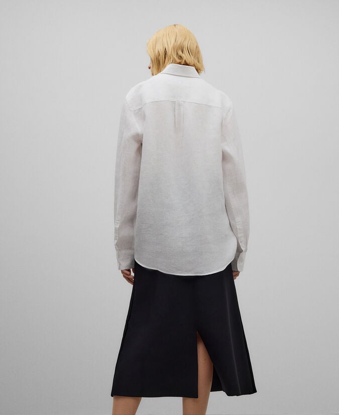 Adolfo Dominguez Falda Evasé En Nailon Mujer