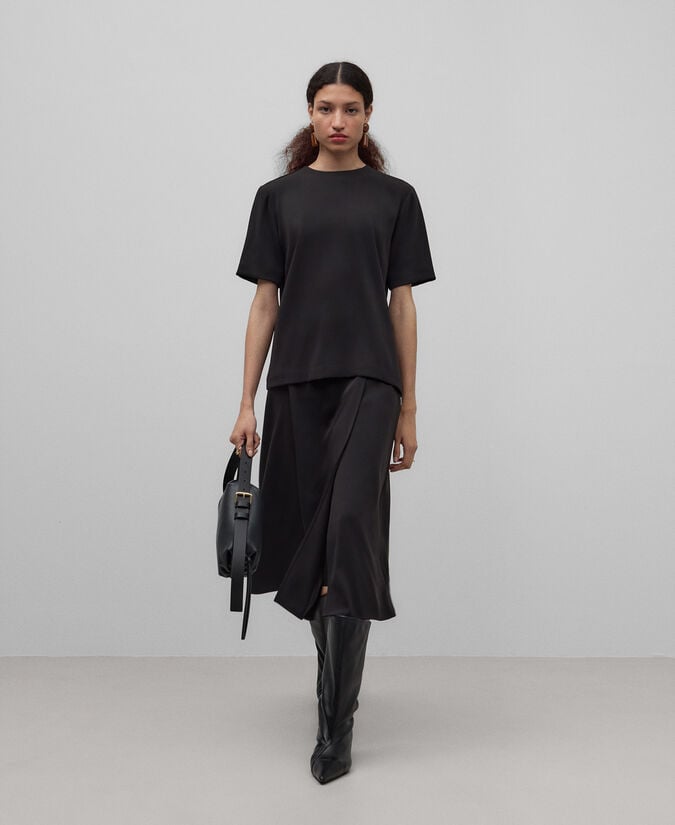 Adolfo dominguez Falda midi evasé mujer