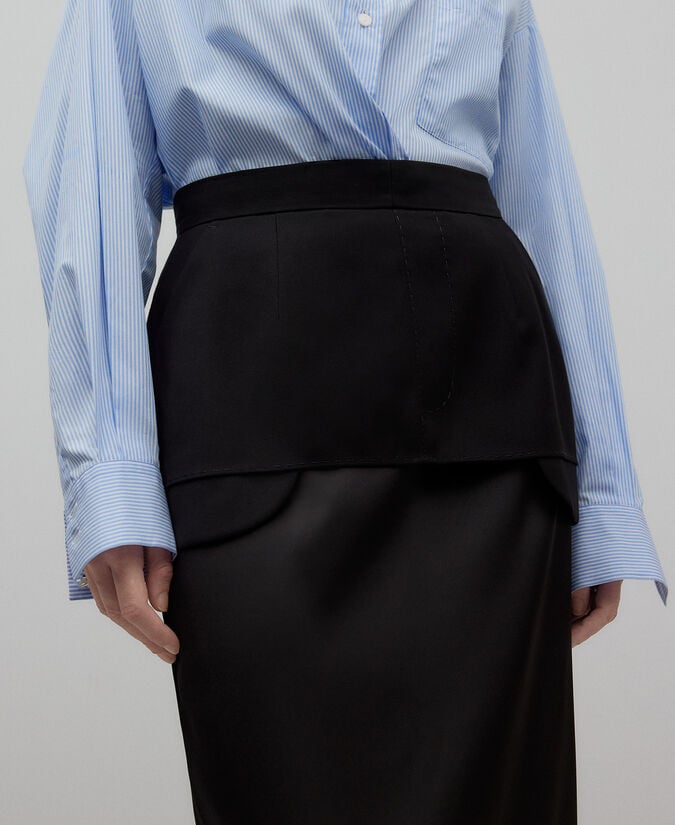 Adolfo Dominguez Falda Tubo Combinada Mujer