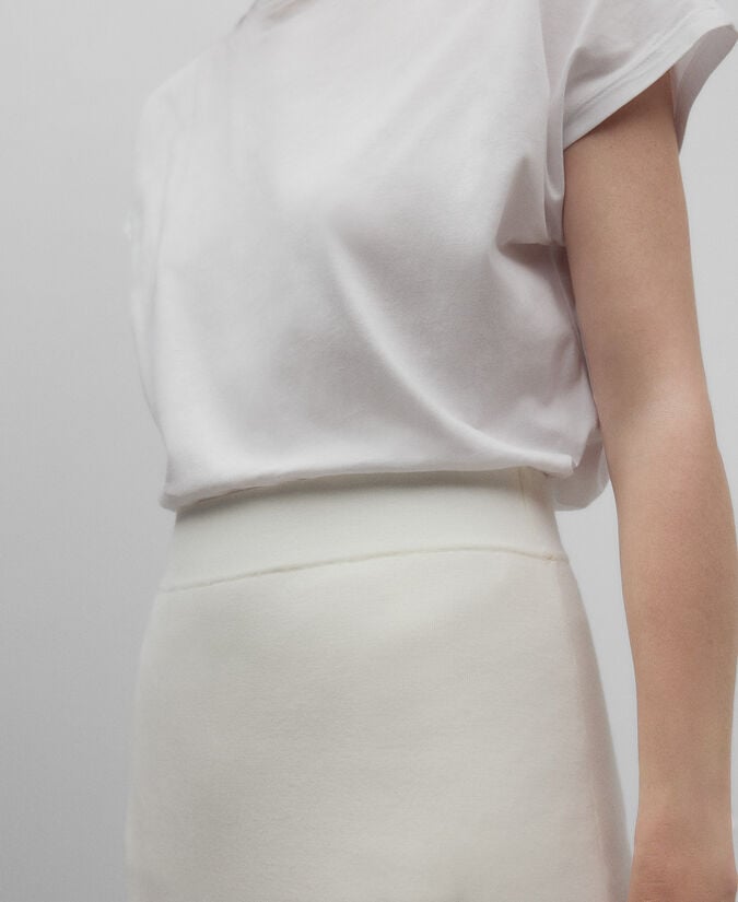 Adolfo Dominguez Falda Tubo Punto Mujer