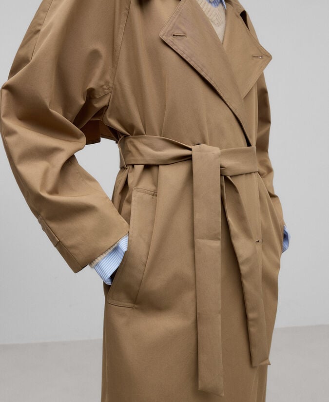 Adolfo Dominguez Gabardina Doble Botonadura Mujer