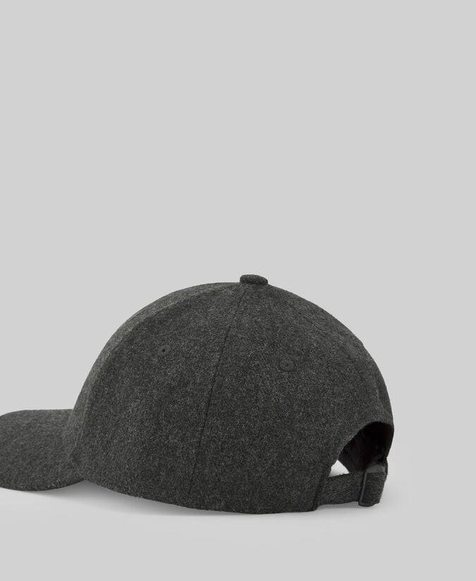 Adolfo Dominguez Gorra Mezcla Lana Gris Hombre
