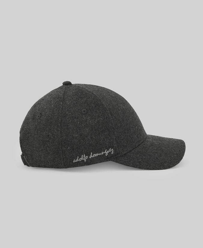 Adolfo dominguez Gorra mezcla lana gris hombre