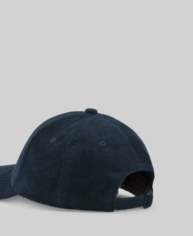 Adolfo Dominguez Gorra Pana Azul Marino Hombre