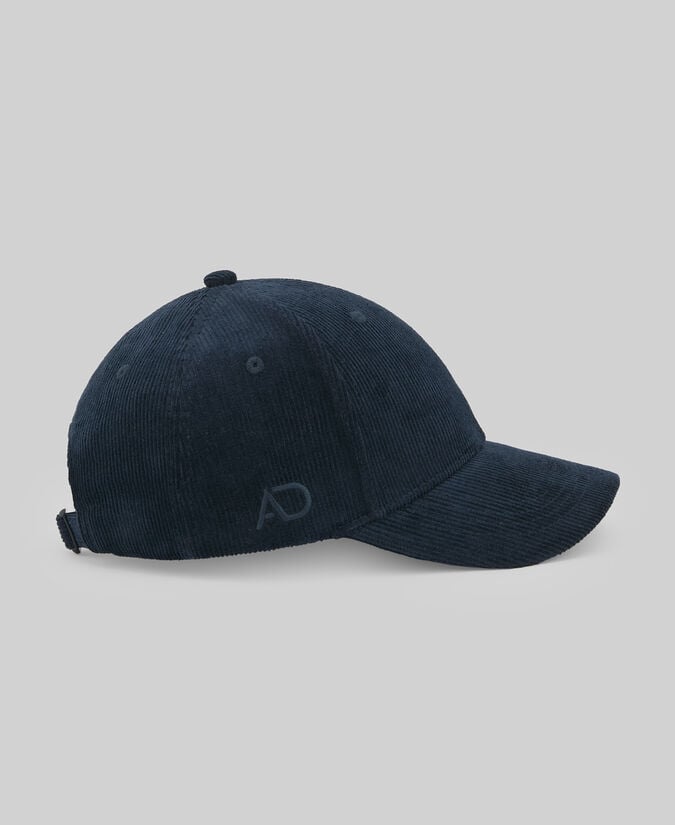 Adolfo dominguez Gorra pana azul marino hombre