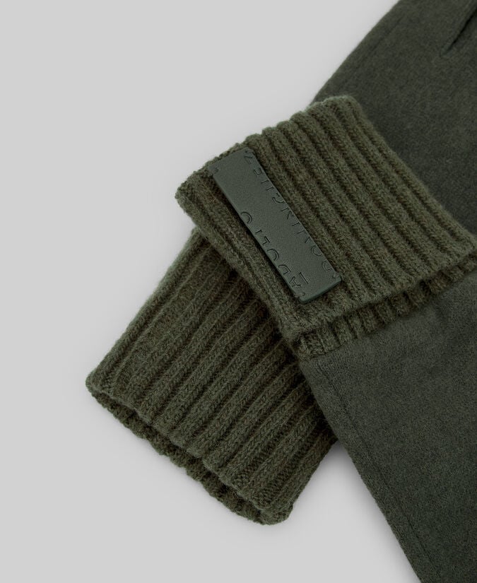 Adolfo dominguez Guante lana verde mujer