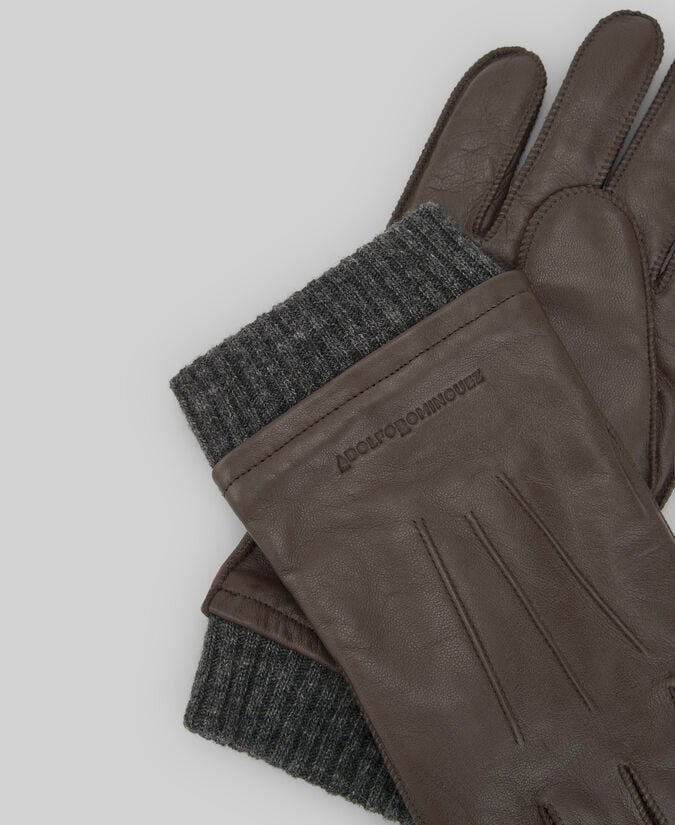 Adolfo dominguez Guante piel responsable hombre