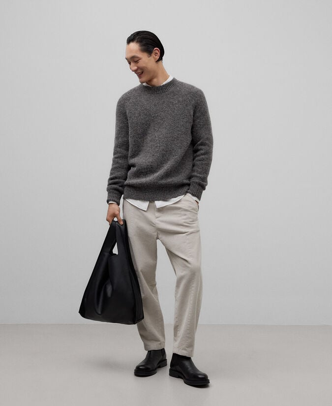 Adolfo dominguez Jersey con alpaca hombre