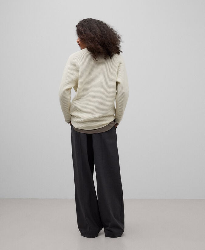 Adolfo Dominguez Jersey Cuello Pico Punto Mujer