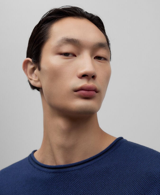 Adolfo Dominguez Jersey Cuello Rulo Hombre