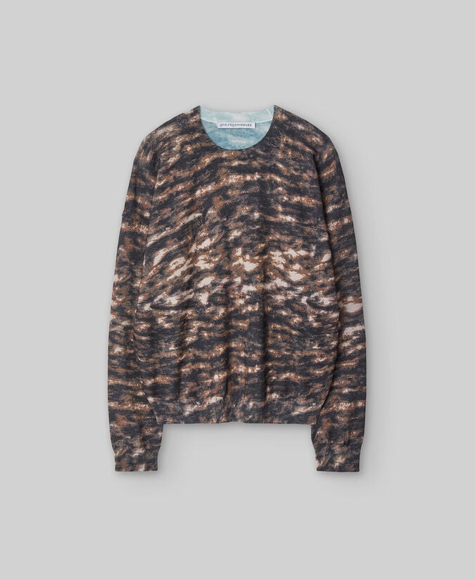 Adolfo Dominguez Jersey Estampado Animal Mujer