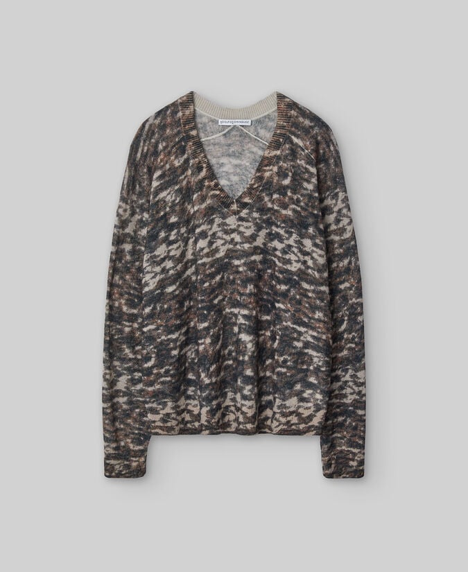 Adolfo Dominguez Jersey Estampado Animal Mujer