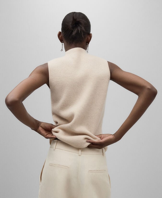 Adolfo Dominguez Jersey Manga Sisa Lana Mujer