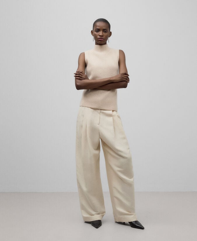 Adolfo dominguez Jersey manga sisa lana mujer