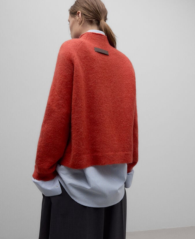 Adolfo Dominguez Jersey Punto Con Alpaca Mujer