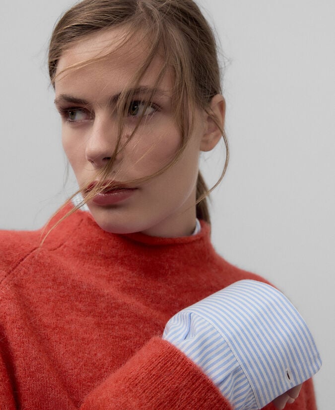 Adolfo Dominguez Jersey Punto Con Alpaca Mujer