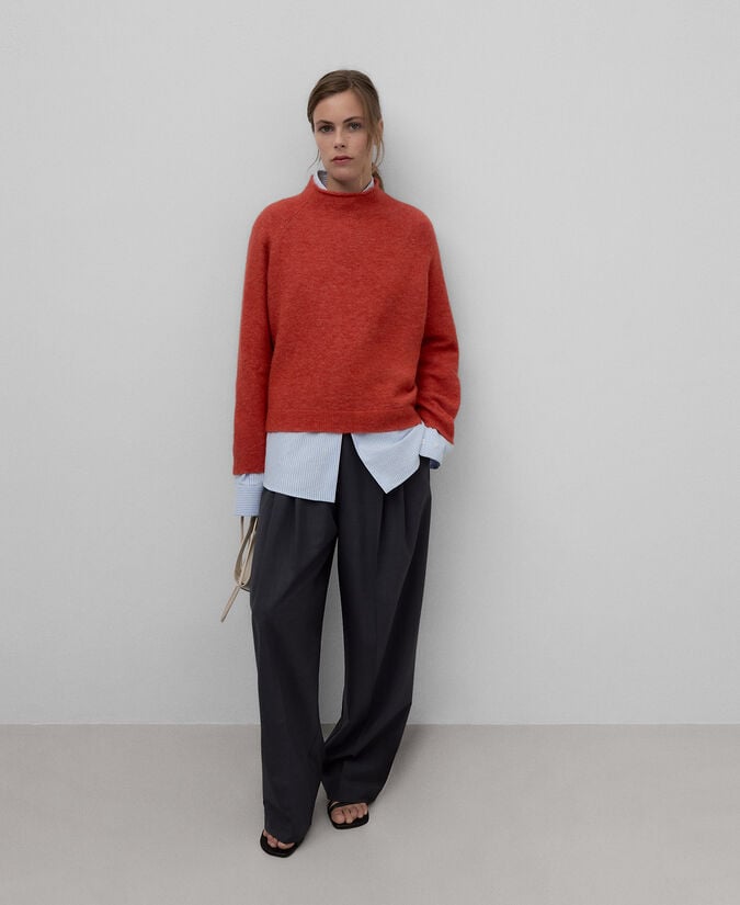 Adolfo dominguez Jersey punto con alpaca mujer