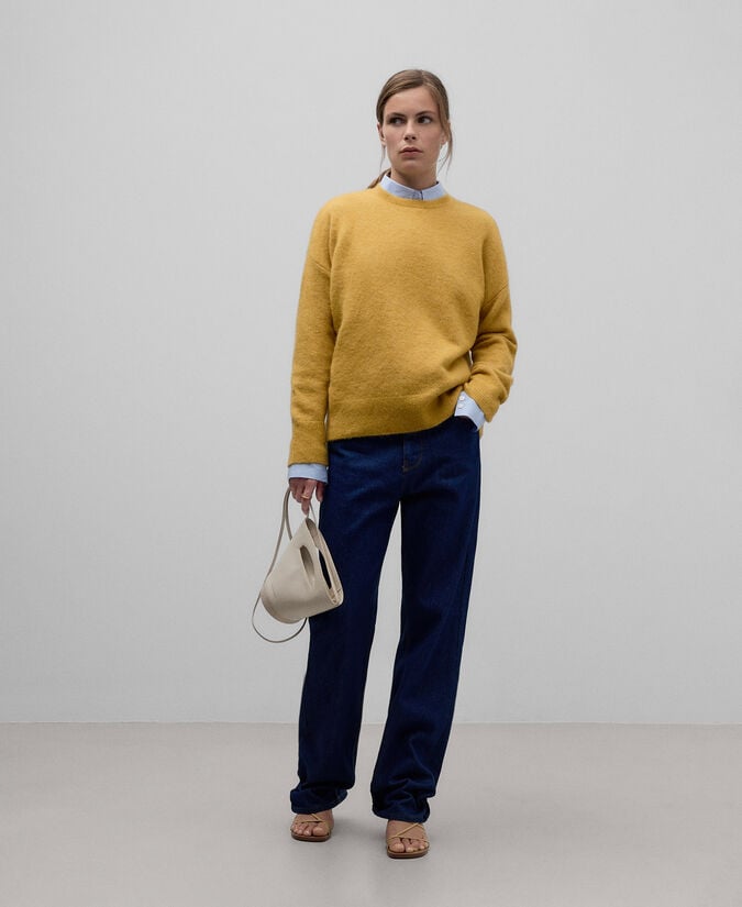 Adolfo dominguez Jersey punto con alpaca mujer