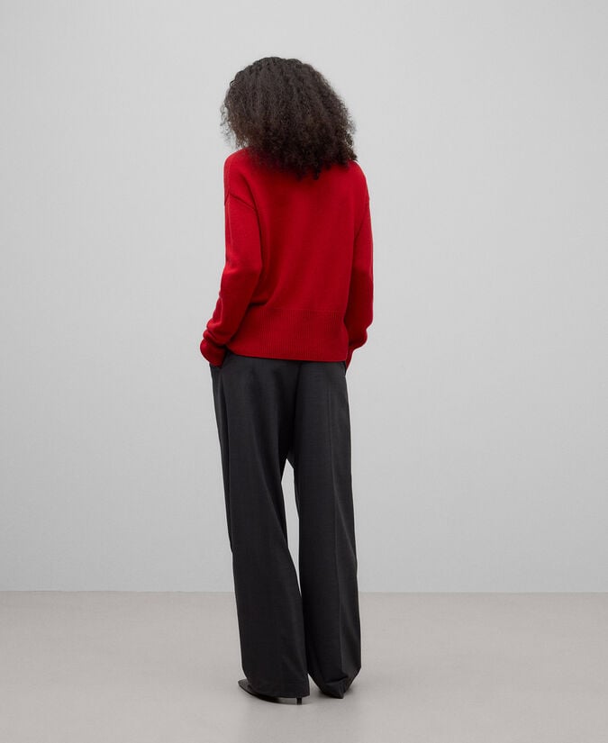 Adolfo Dominguez Jersey Punto Con Bufanda Mujer