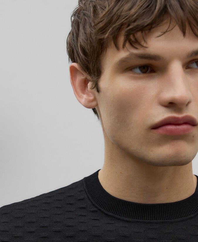 Adolfo Dominguez Jersey Punto Estructura Hombre