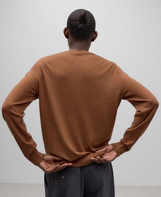 Adolfo Dominguez Jersey Punto Lana Merino Mujer