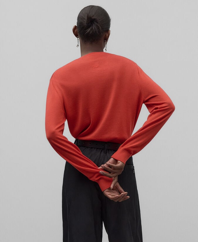 Adolfo Dominguez Jersey Punto Lana Merino Mujer