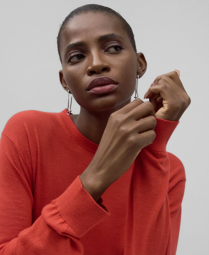 Adolfo Dominguez Jersey Punto Lana Merino Mujer