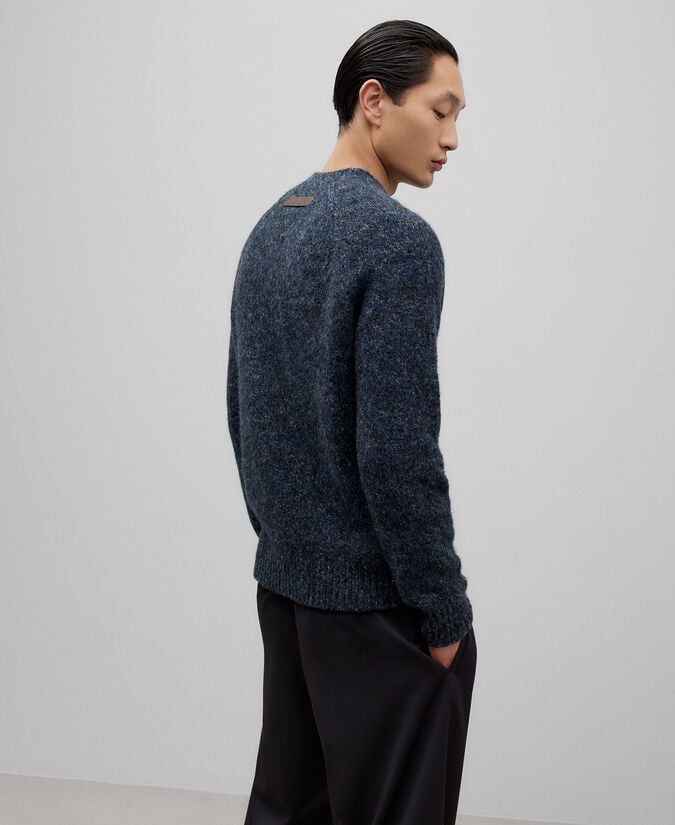 Adolfo Dominguez Jersey Punto Melange Hombre