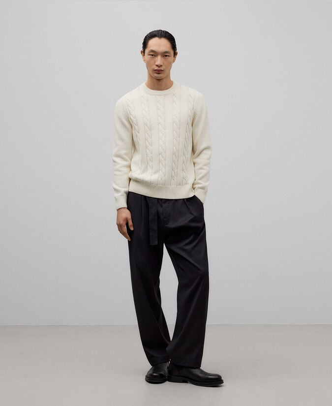 Adolfo dominguez Jersey punto trenzado hombre