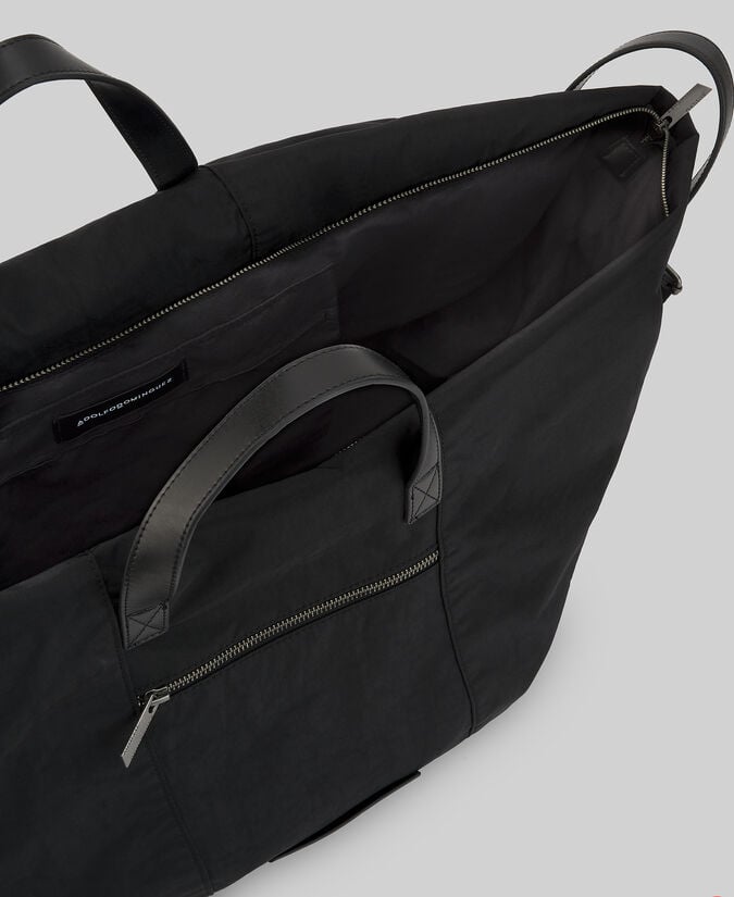 Adolfo Dominguez Maxi Bolso De Viaje Negro Hombre