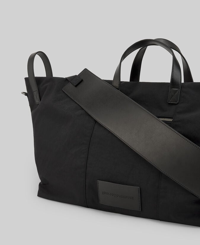 Adolfo Dominguez Maxi Bolso De Viaje Negro Hombre