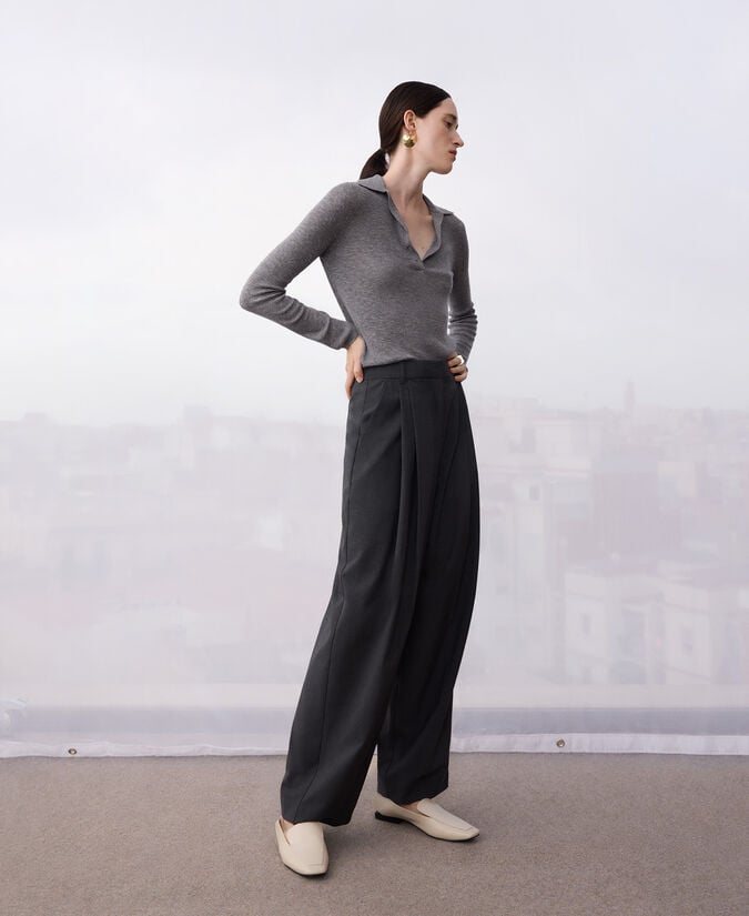 Adolfo Dominguez Mocasín Piel Mujer