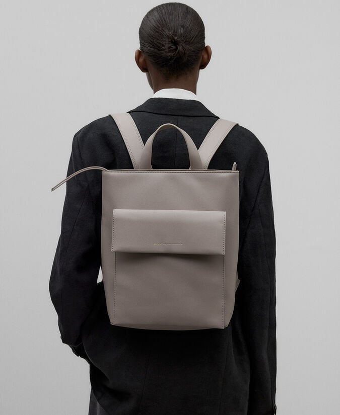 Adolfo Dominguez Mochila Poliéster Reciclado Mujer