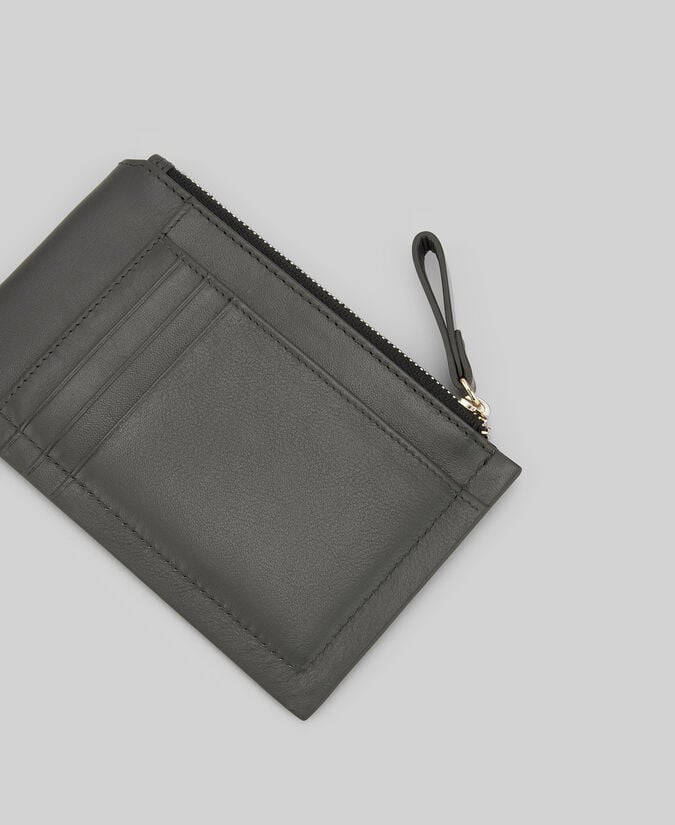 Adolfo dominguez Monedero piel maxi logo mujer