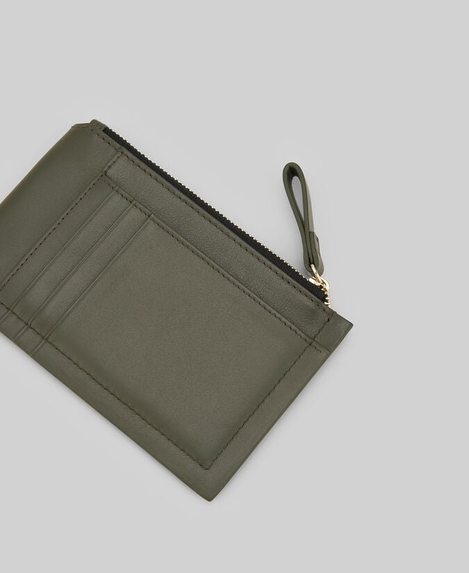 Adolfo dominguez Monedero piel maxi logo mujer