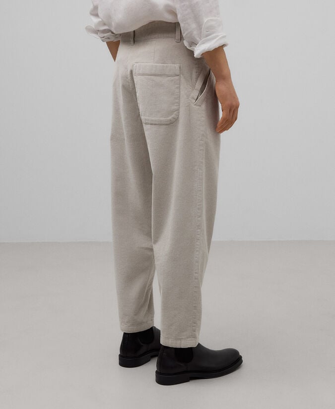 Adolfo Dominguez Pantalón Carrot Fit Pana Hombre