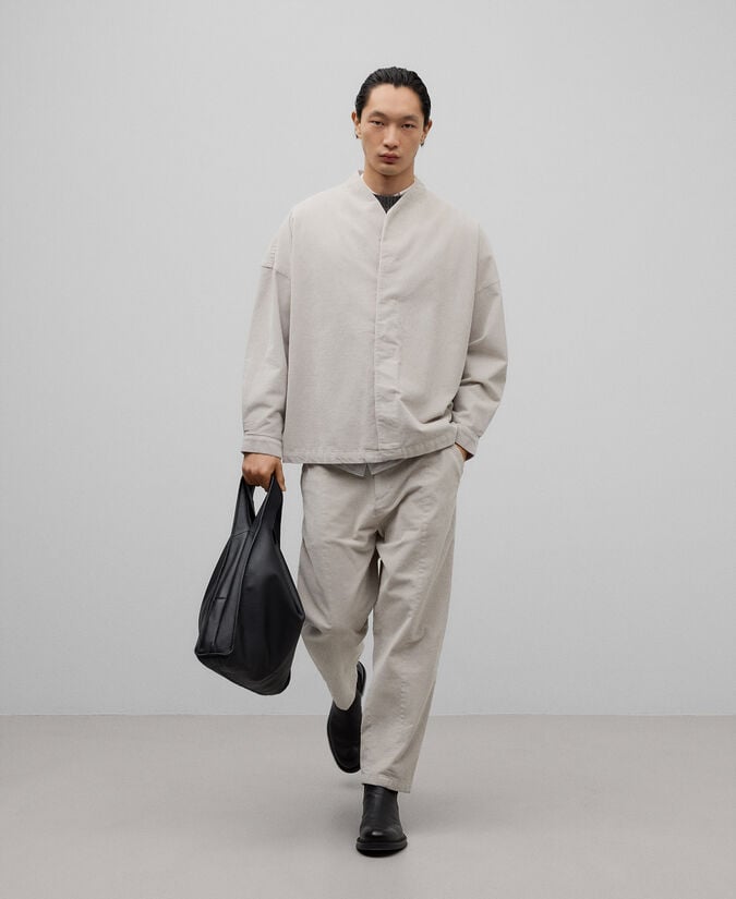 Adolfo dominguez Pantalón carrot fit pana hombre